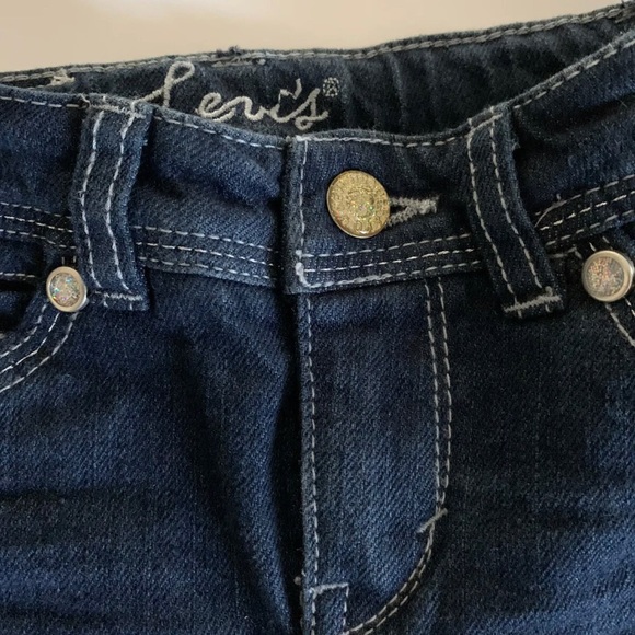 Girls Levi's Jeans, Size 4 Regular, Slim Straight, with Adjustable Waistband - Picture 2 of 7
